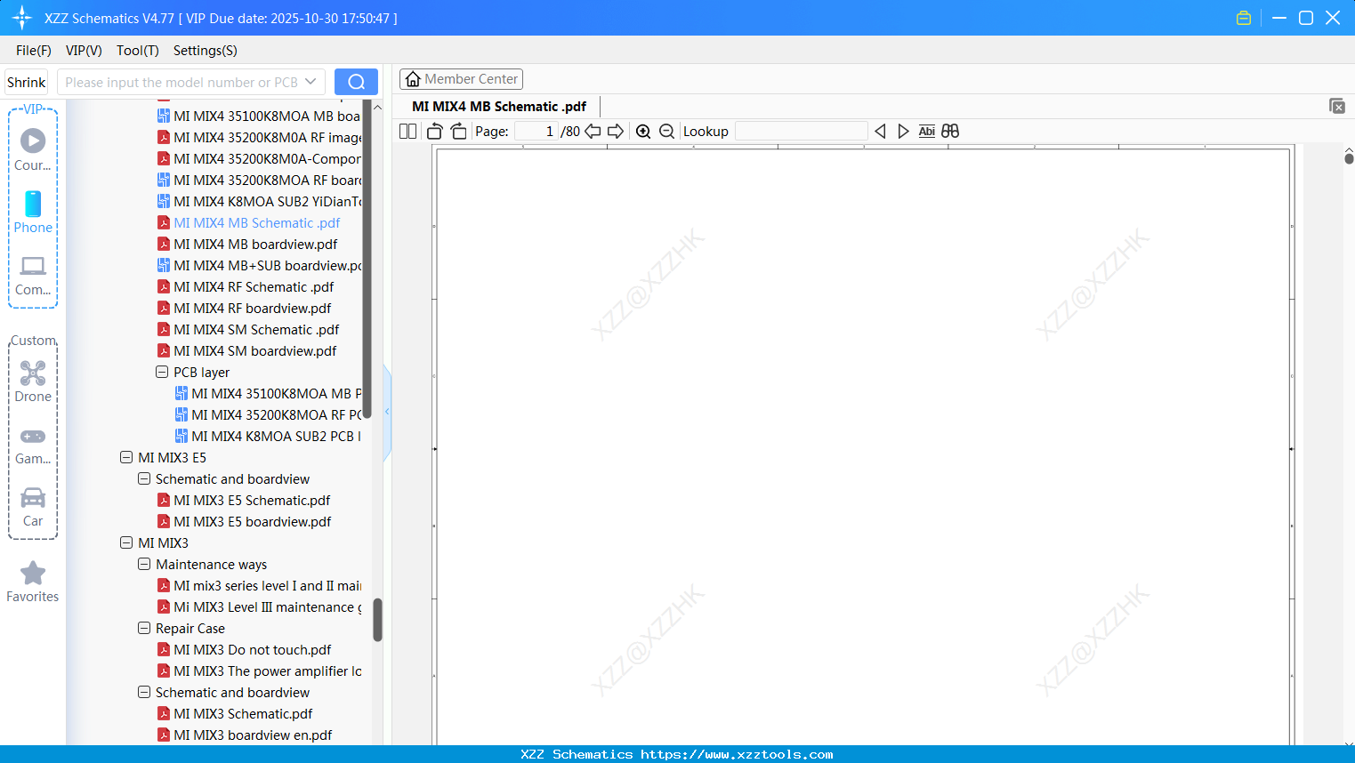 Xiaomi MI MIX4 MB Schematic